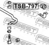 FEBEST TSB-797 Stabiliser Mounting